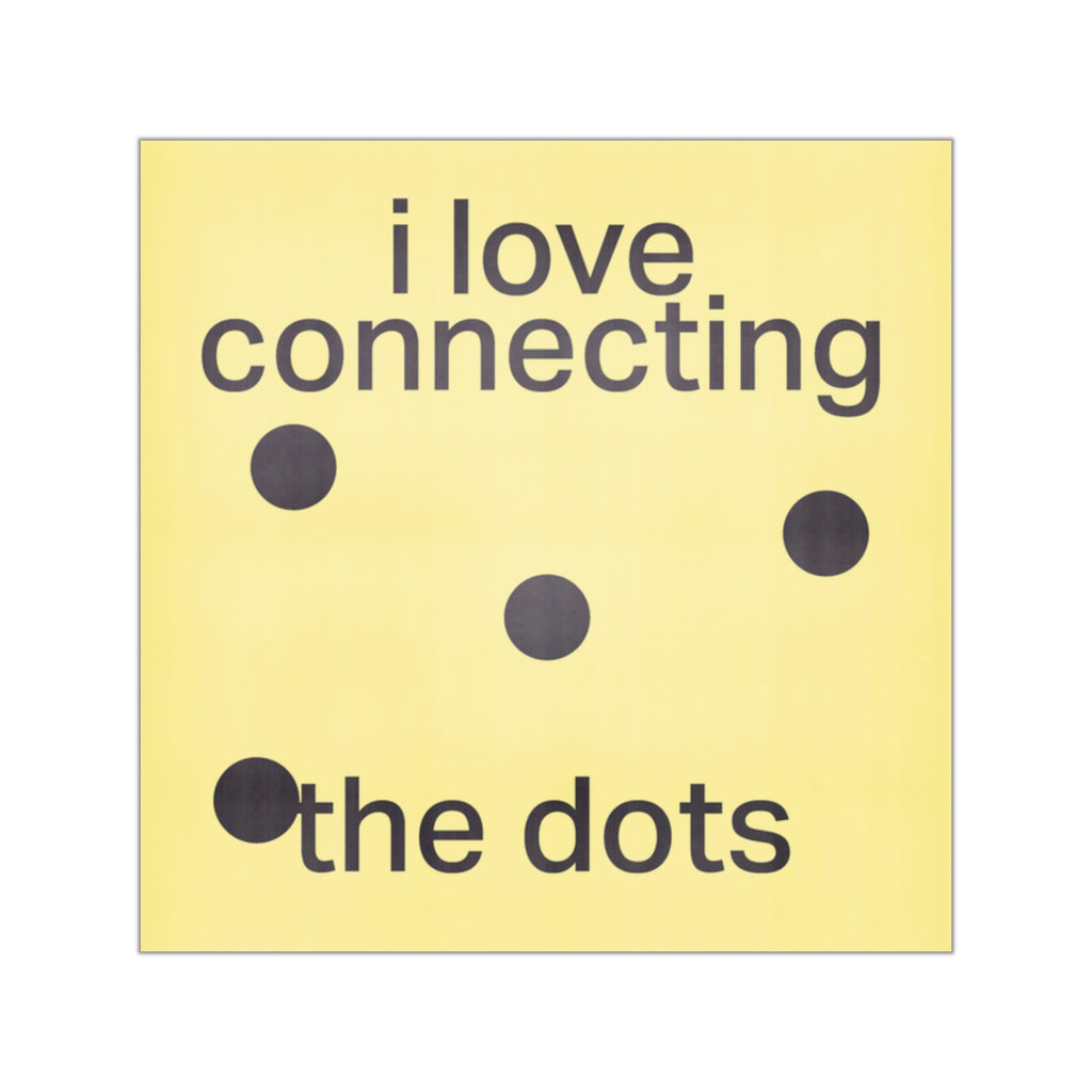 Dots Square Vinyl Sticker
