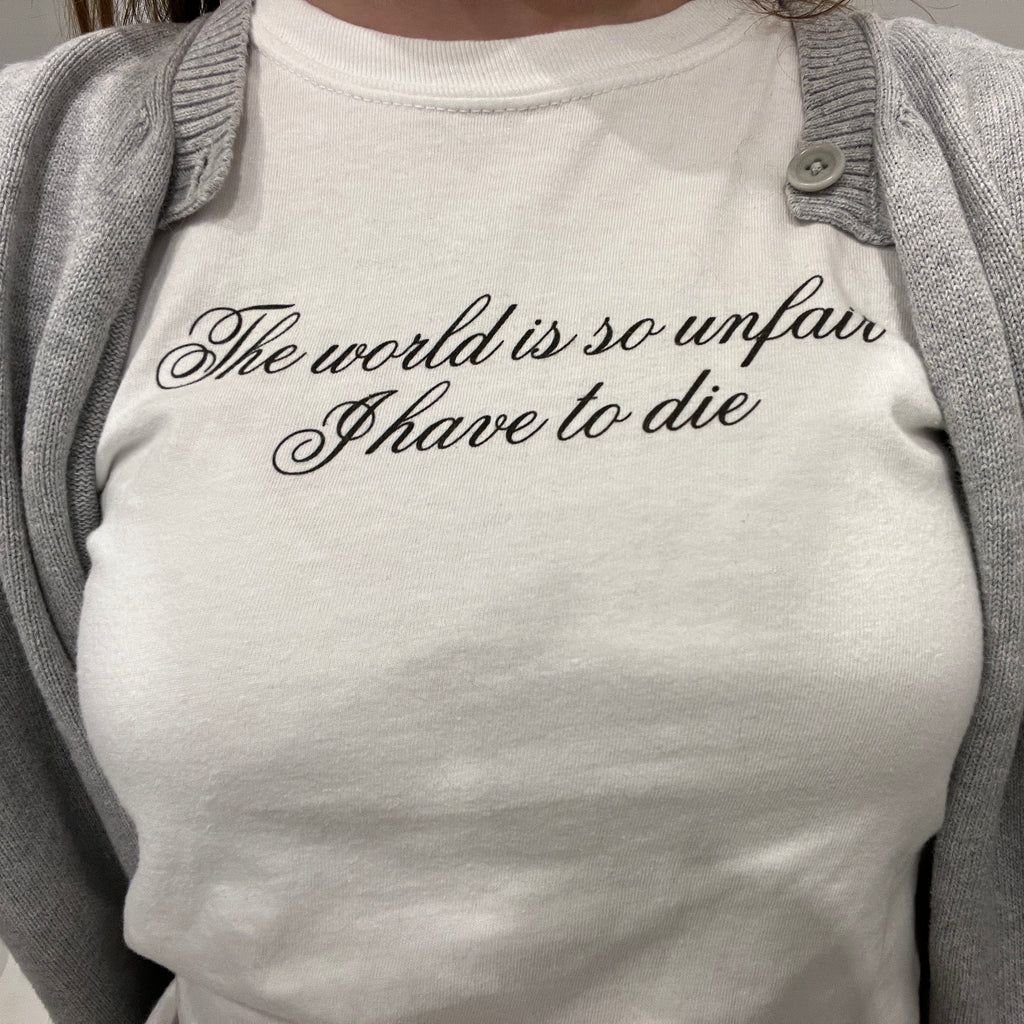 SO UNFAIR BABY TEE. (premium)