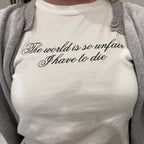 SO UNFAIR BABY TEE. (premium)